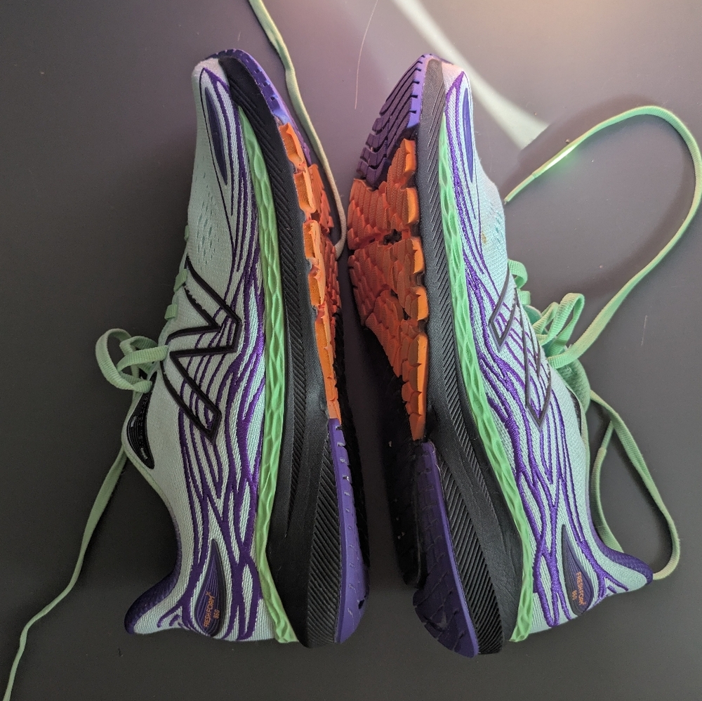 New Balance Fresh Foam X 860v12 Green Purple Running Shoes Women’s 10.5 W860J12 - Picture 7 of 10